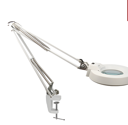 แว่นขยาย โคมไฟ หนีบโต๊ะ 10X